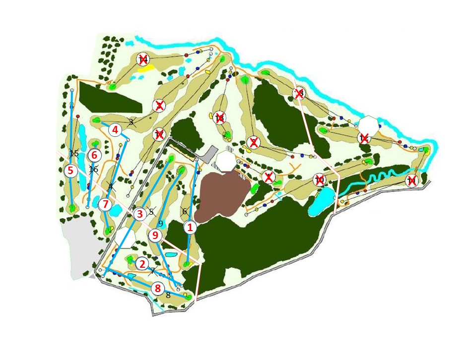 parcours 9 trous hiver 2017-2018