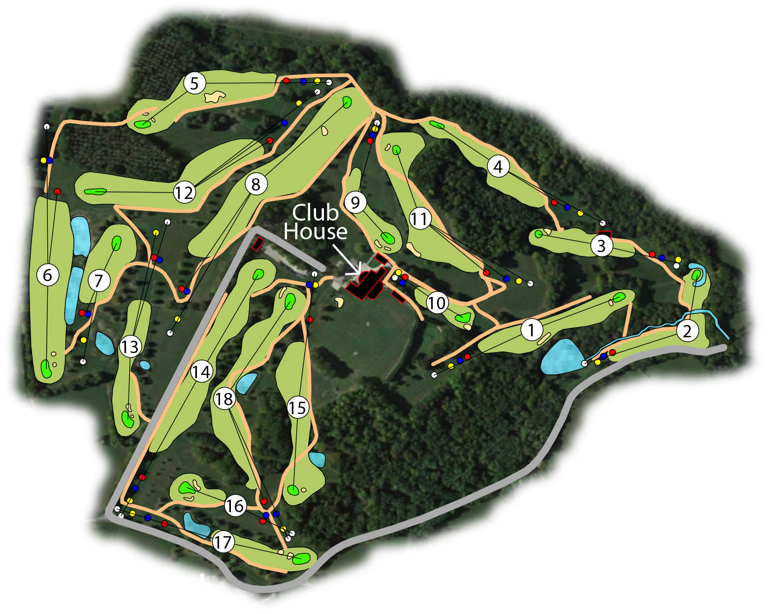 parcours golf lyon