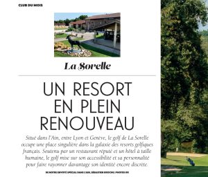 LA SORELLE DANS GOLF MAGAZINE