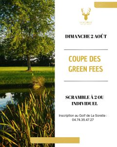 Coupe des Green Fees dimanche 2 août !